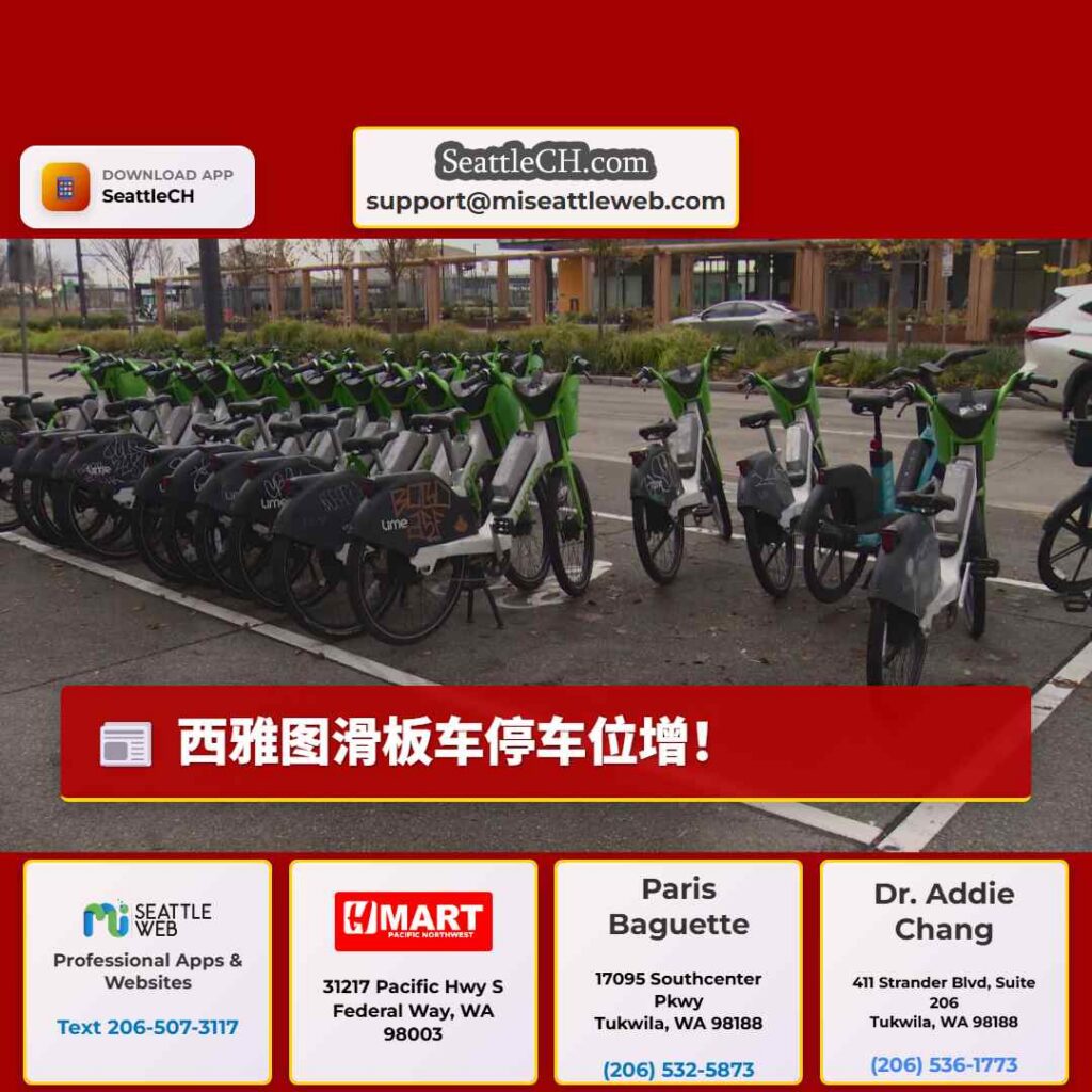 西雅图滑板车停车位增!