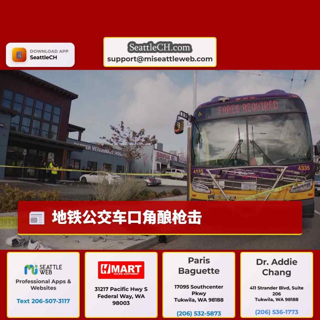 地铁公交车口角酿枪击