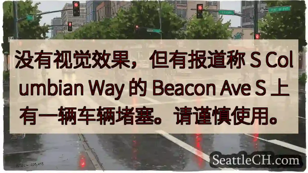 没有视觉效果，但有报道称 S Columbian Way 的 Beacon Ave S