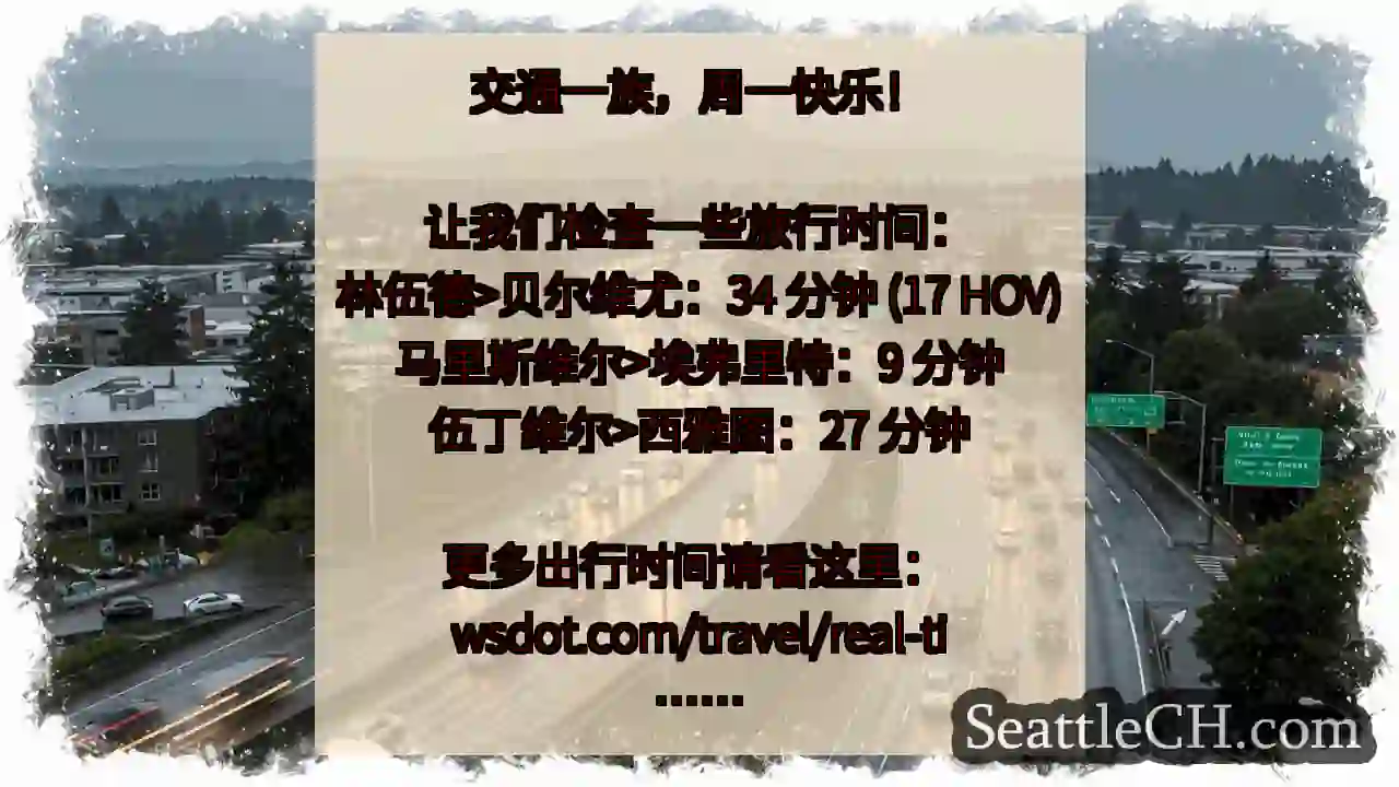 交通一族，周一快乐！