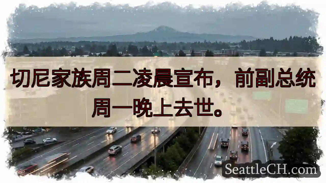切尼家族周二凌晨宣布，前副总统周一晚上去世。