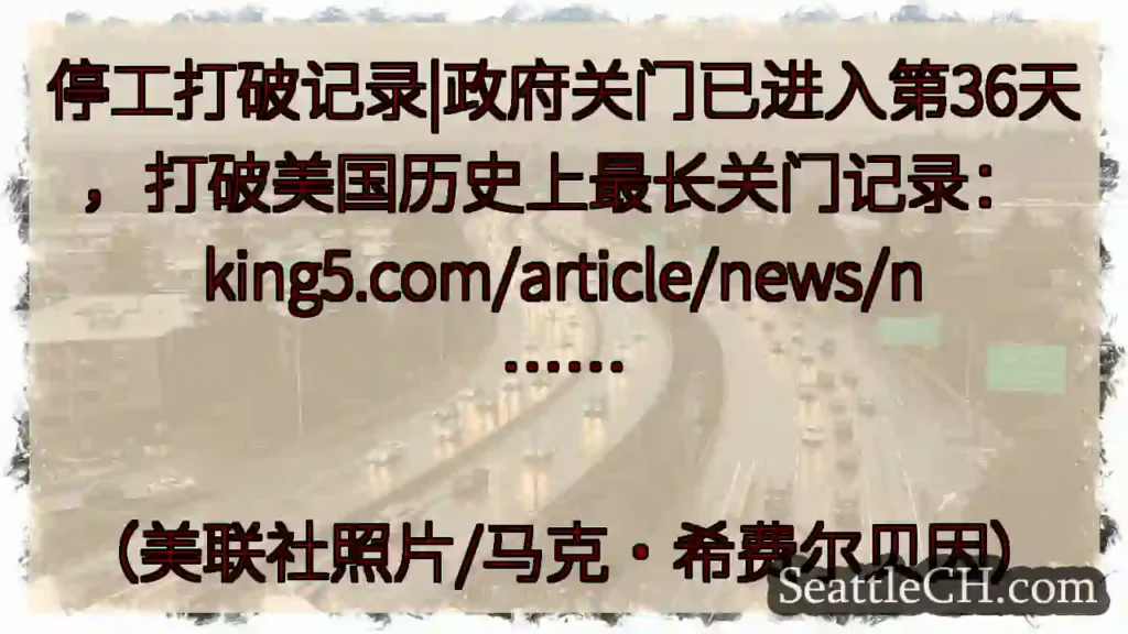 停工打破记录|政府关门已进入第36天，打破美国历史上最长关门记录：
