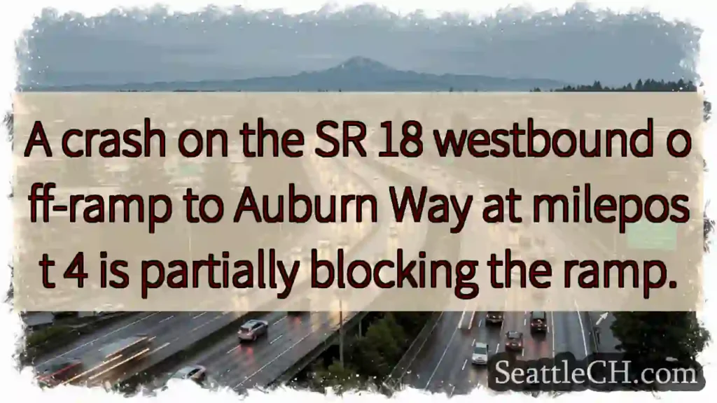 SR 18 W Off-Ramp Blocked