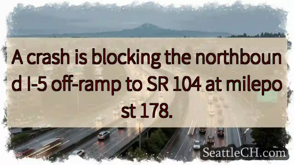 I-5 Ramp Blocked: SR 104 Exit