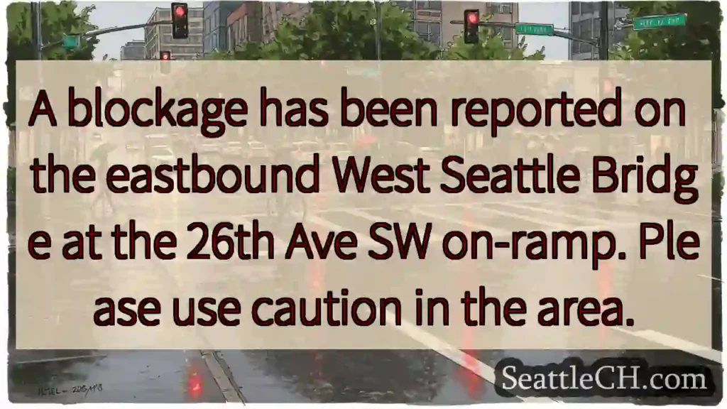 Bridge Blockage: 26th Ave SW On-Ramp
