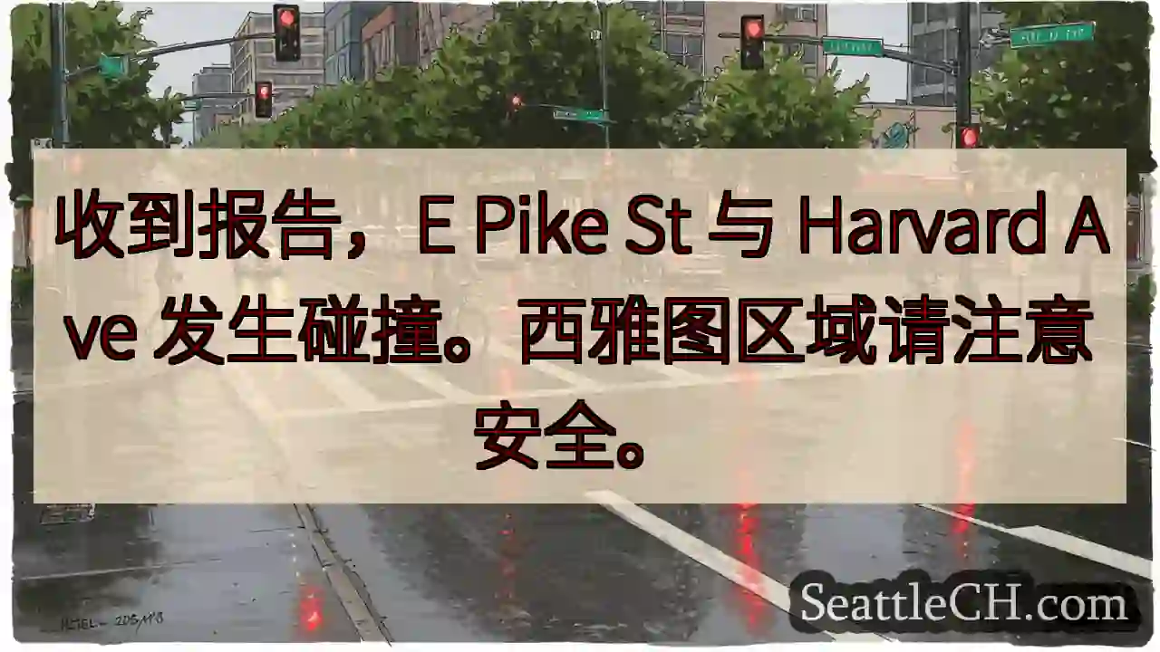 E Pike & Harvard 事故！注意安全！