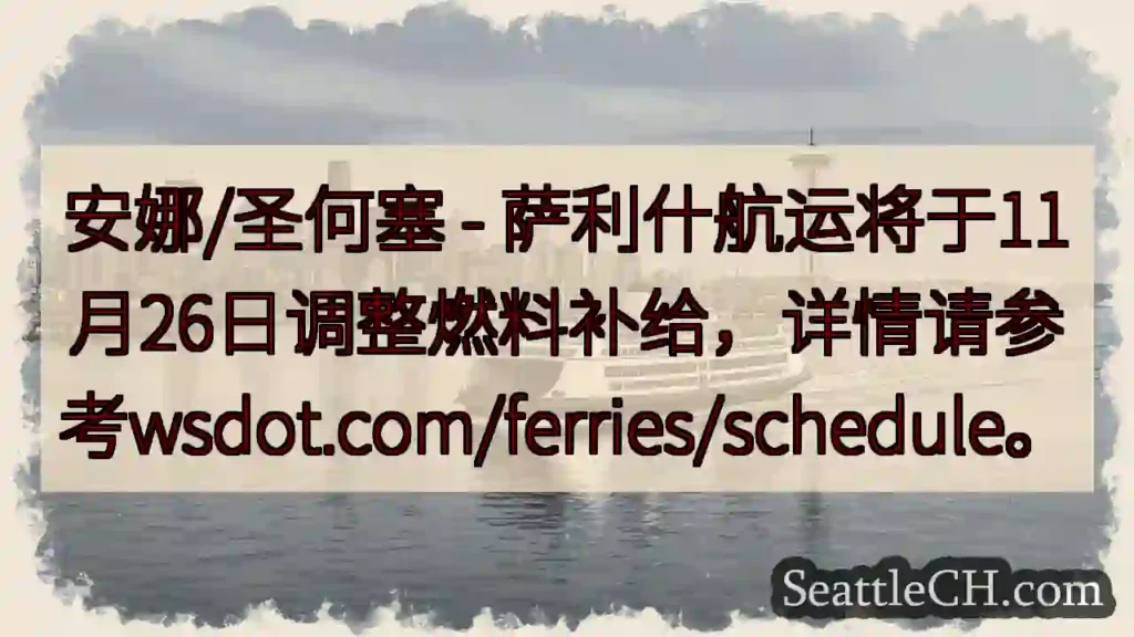 航运燃料费调整！11月26日