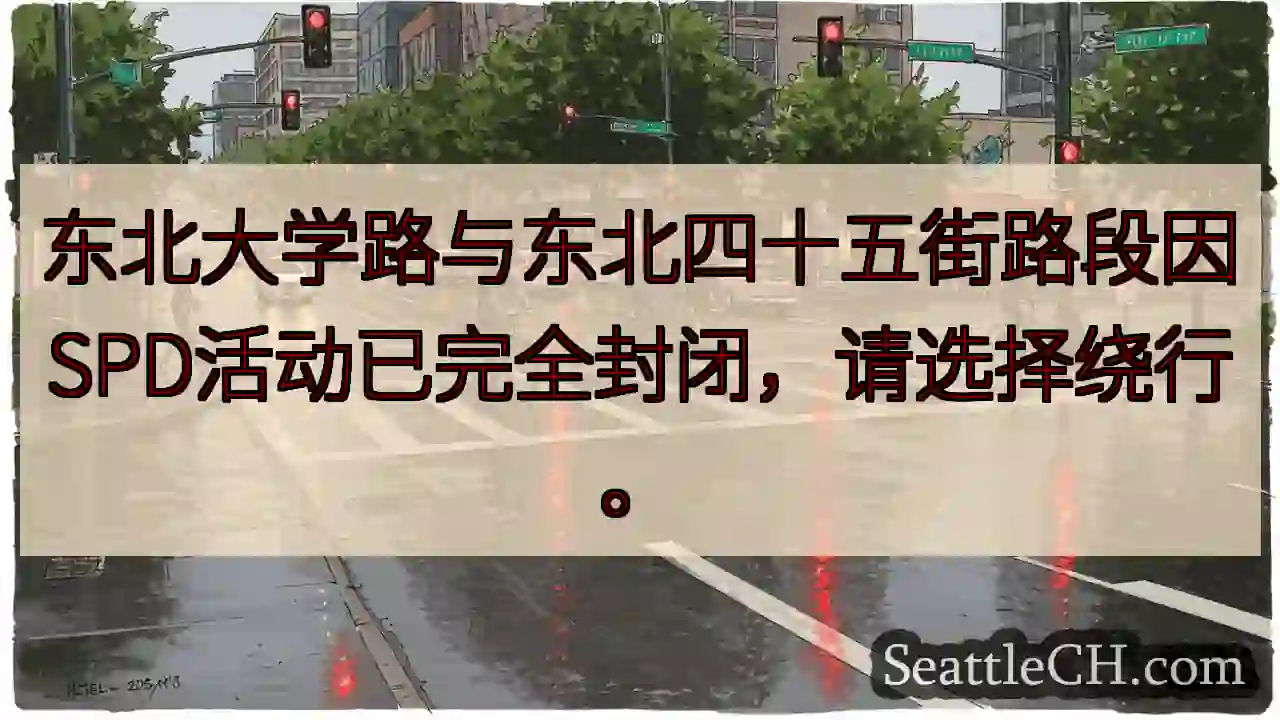 东北大学路封闭！绕行请注意