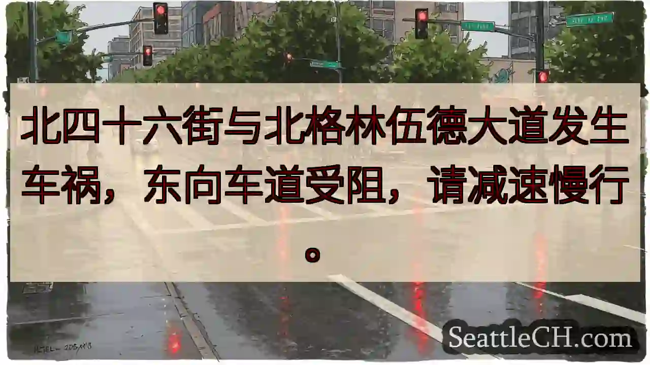 北四十六街事故！东向缓行