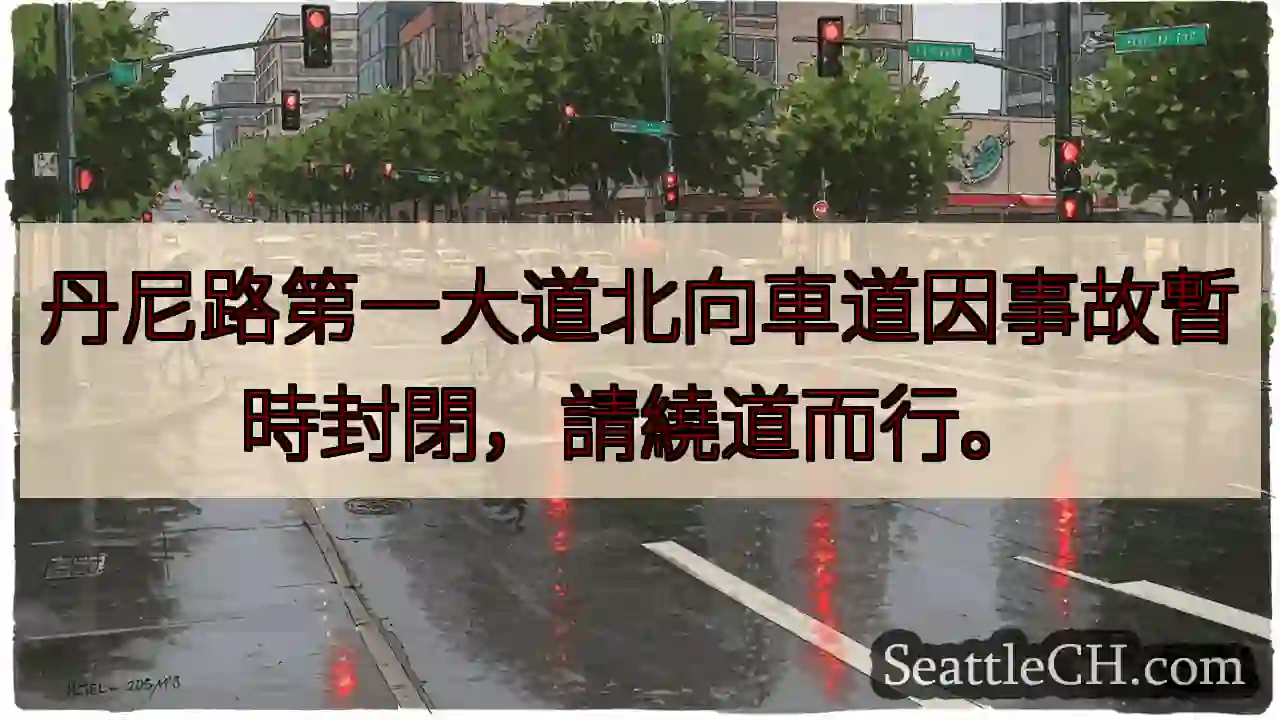 丹尼路北向封閉！繞道通行。