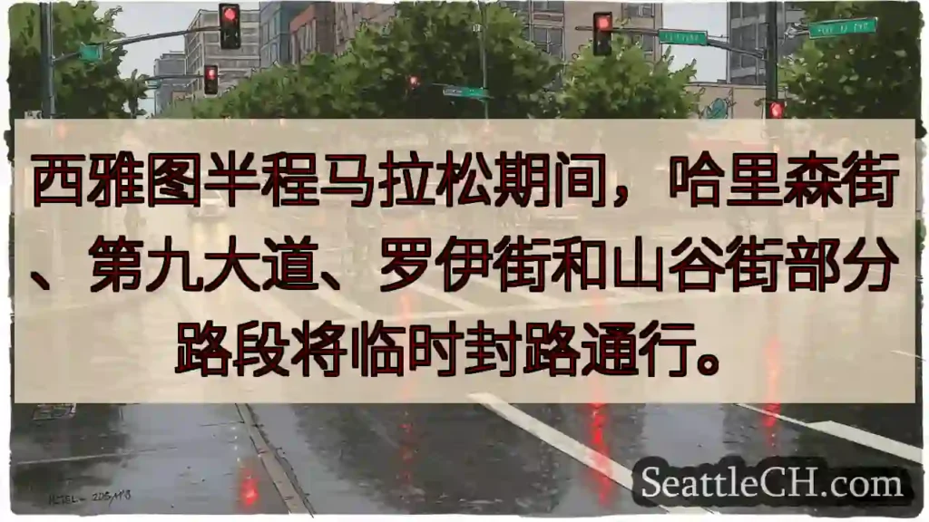西雅图半马:部分路段临时封路!