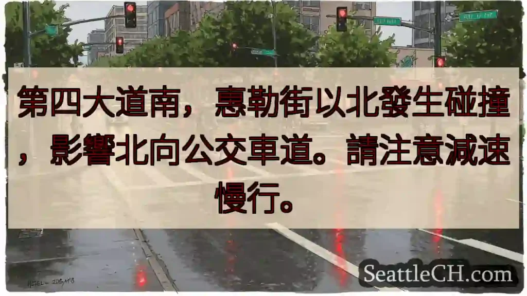四南碰撞!注意减速!