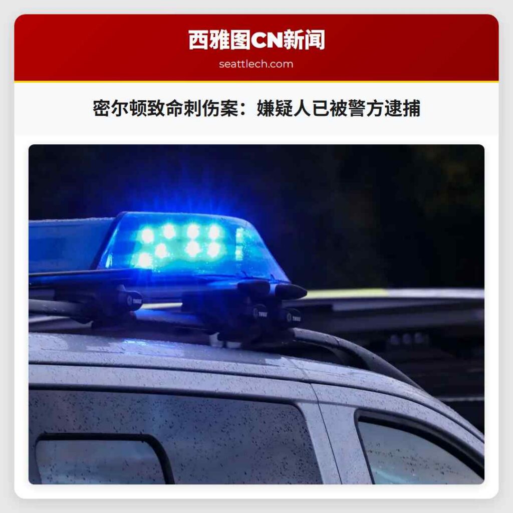 密尔顿致命刺伤案:嫌疑人已被警方逮捕