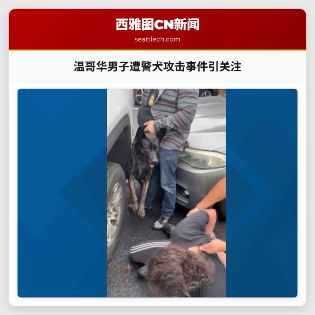 温哥华男子遭警犬攻击事件引关注