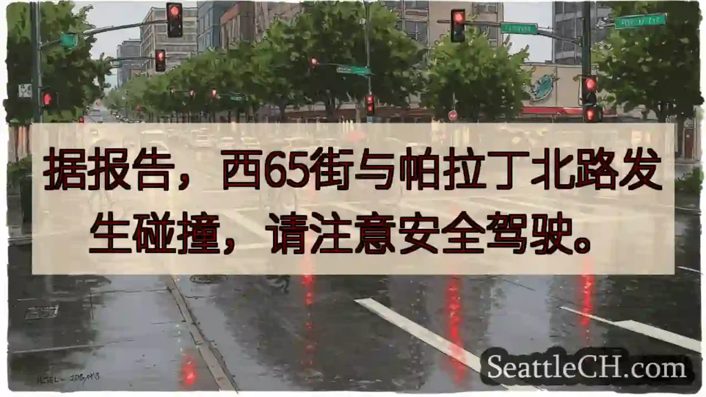 西65街事故！小心驾驶！