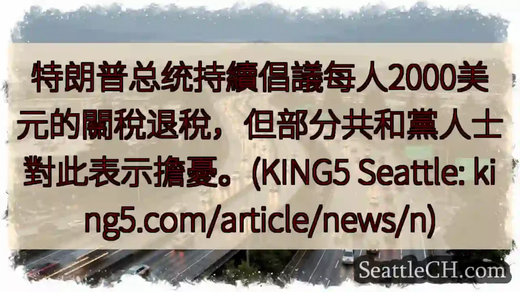 特朗普提議：每人2000美元退稅？