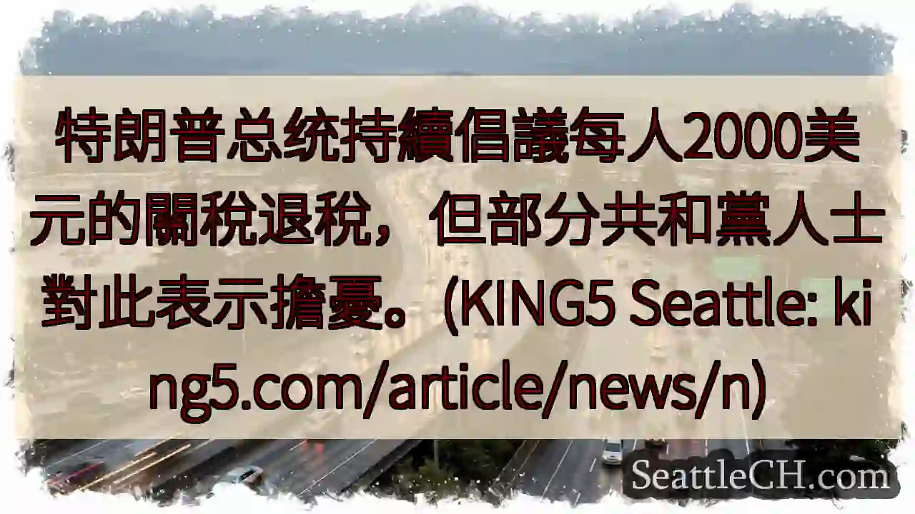 特朗普提議：每人2000美元退稅？