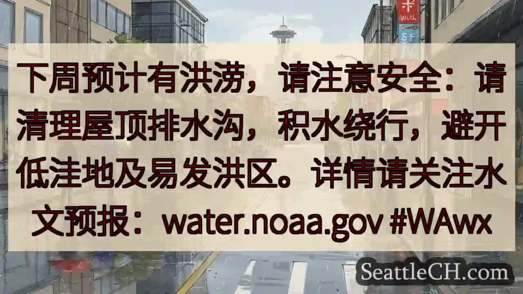 ⚠️ 洪涝预警！注意安全！