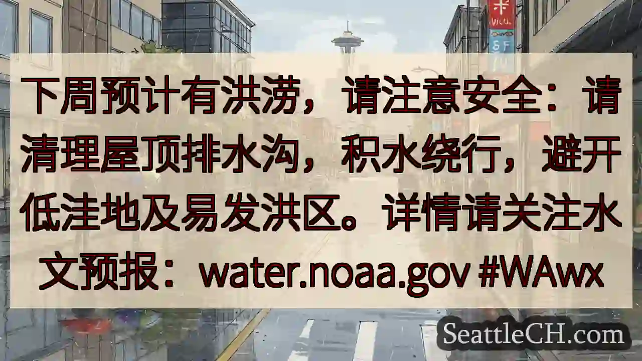 ⚠️ 洪涝预警！注意安全！