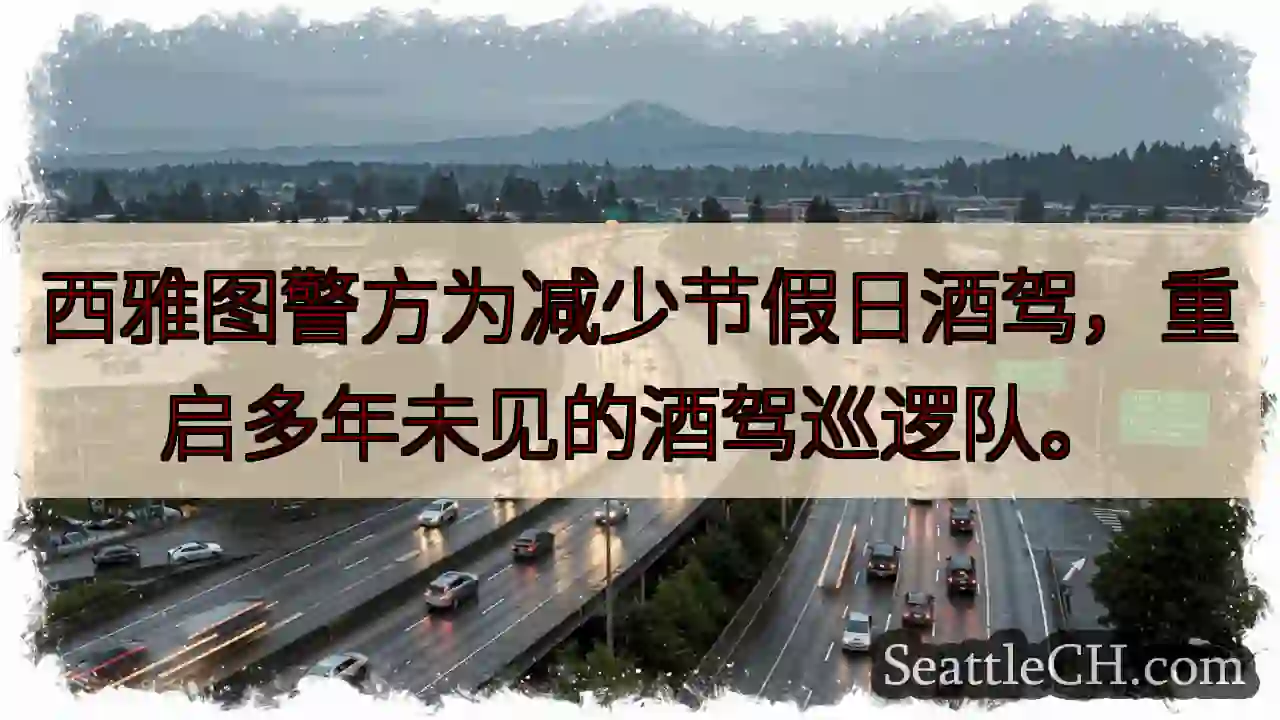 西雅图重启酒驾巡逻队！
