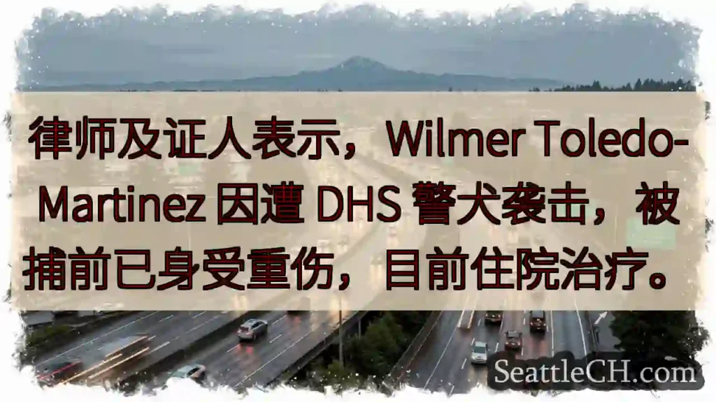 警犬袭击？男子身受重伤被捕