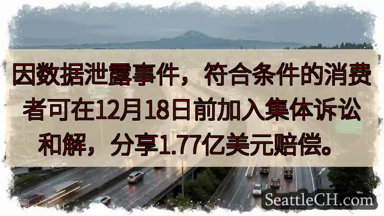 数据泄露赔偿！12月18日前加入诉讼