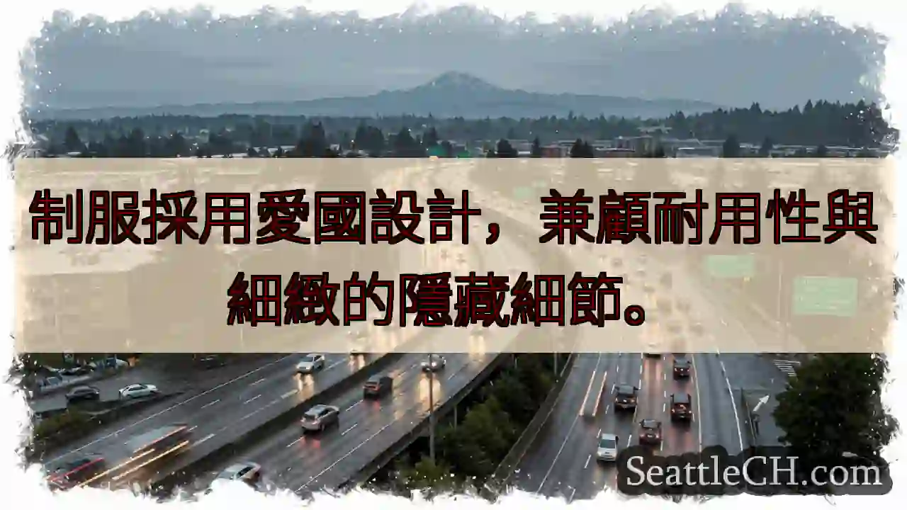 愛國設計，細節彰顯