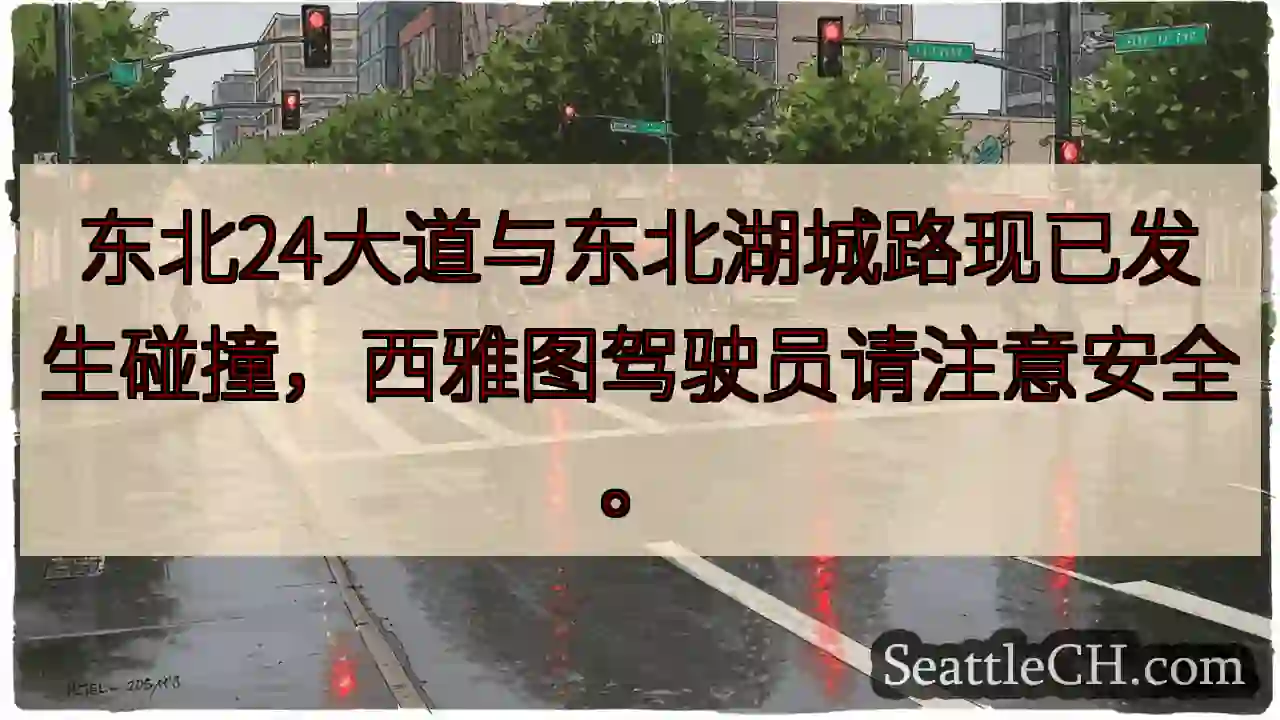 东北大道/湖城路事故！注意安全！