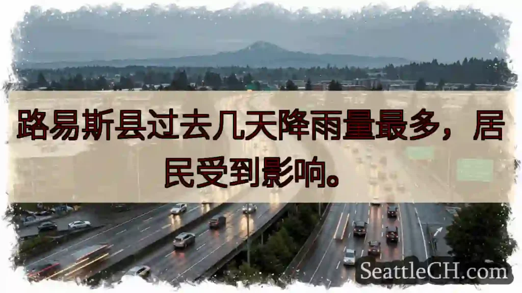 路易斯县：强降雨影响居民