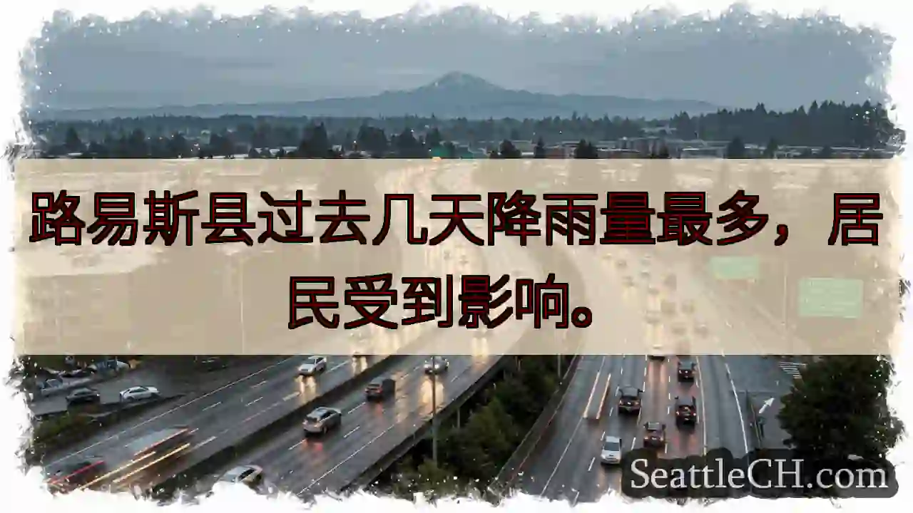 路易斯县：强降雨影响居民