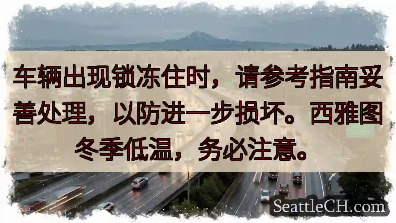 车辆锁冻？请查指南！