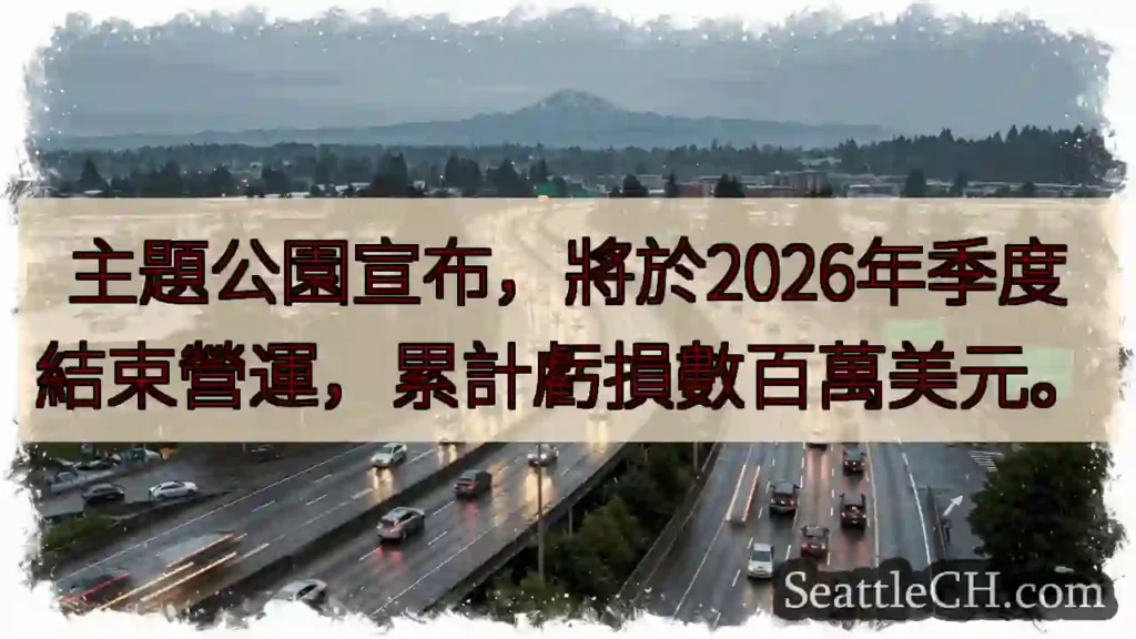 主題公園結業！損失數百萬。