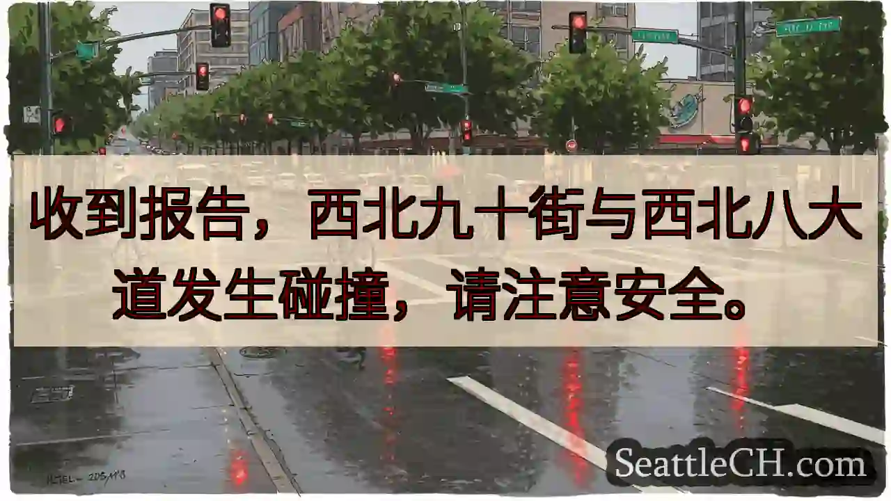 西北路口事故！注意安全！