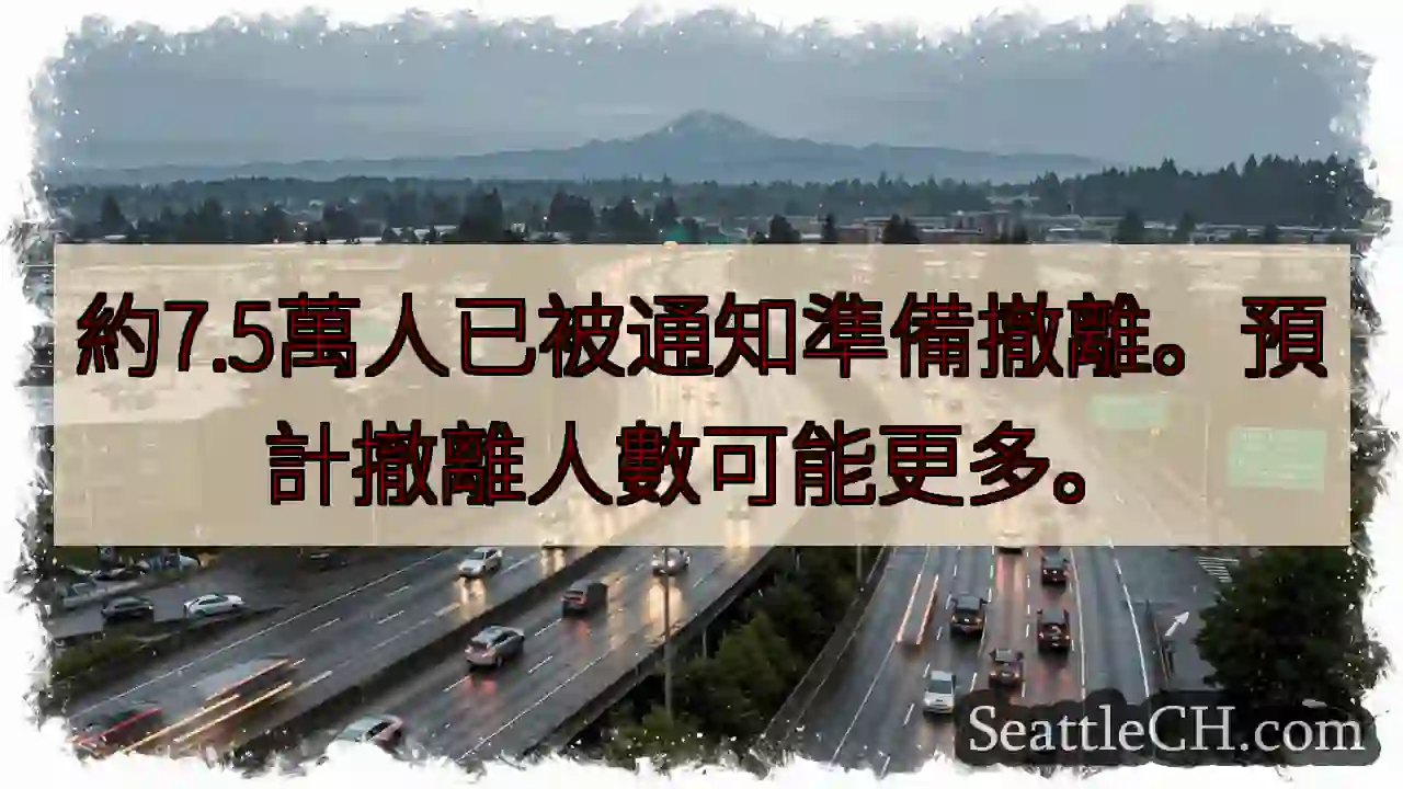7.5萬人待撤離！可能更多。