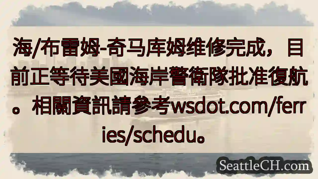 海/布雷姆维修中，等待批准！