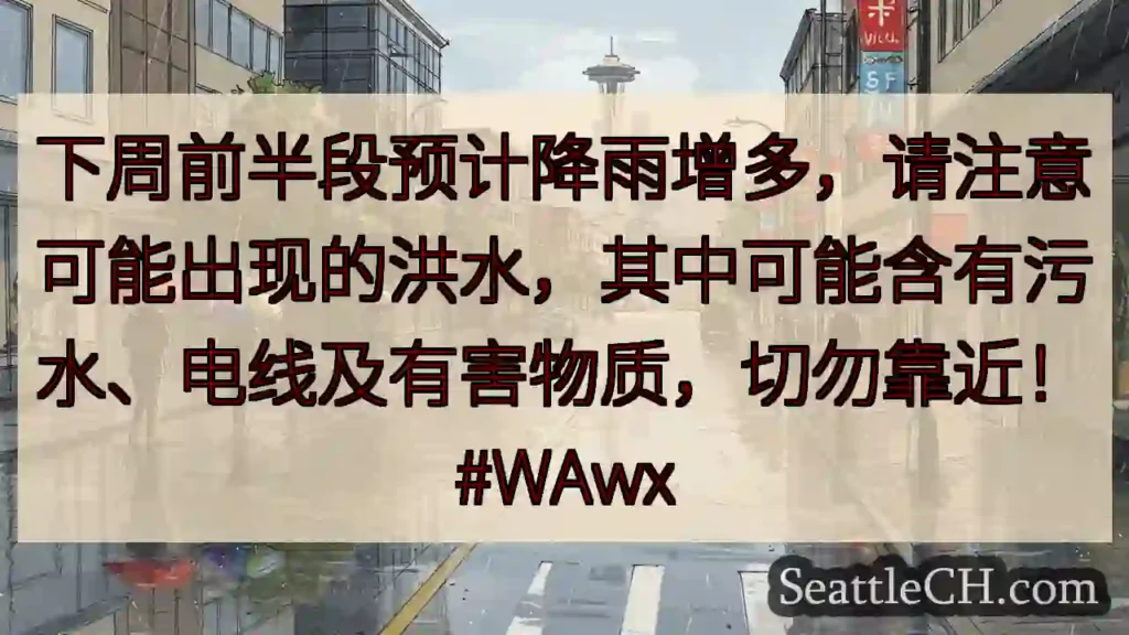 ⚠️注意！下周雨势增多，谨防洪水！