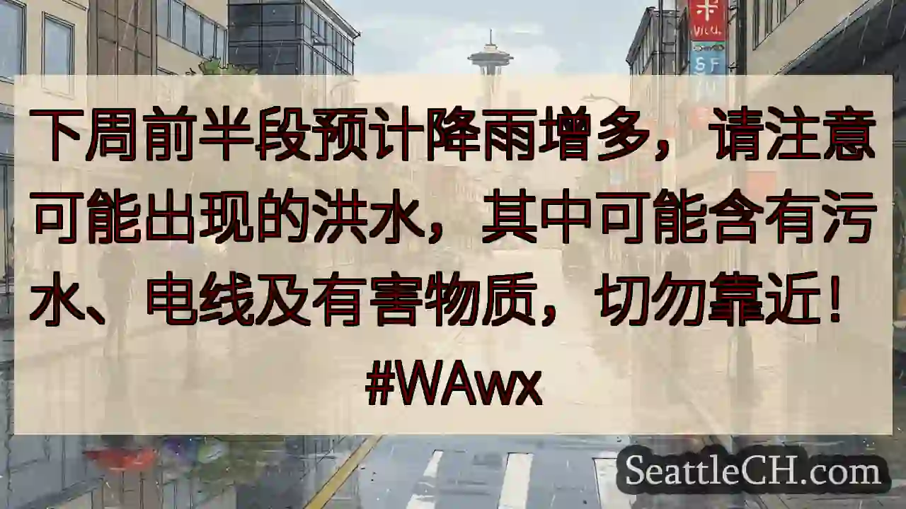 ⚠️注意！下周雨势增多，谨防洪水！
