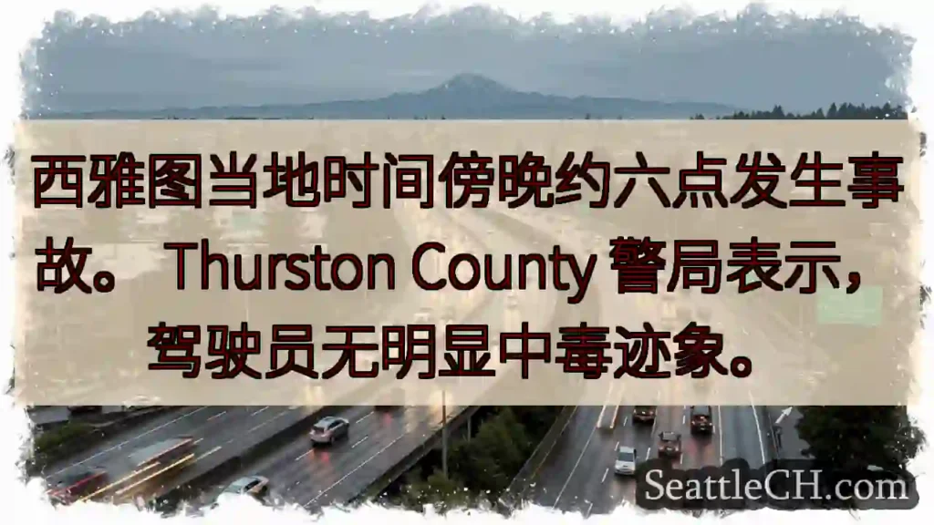 西雅图事故：司机无明显中毒