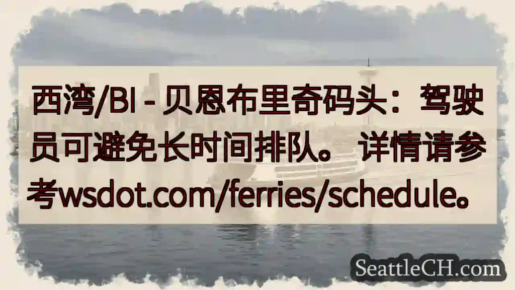 避开排队！西湾渡轮信息