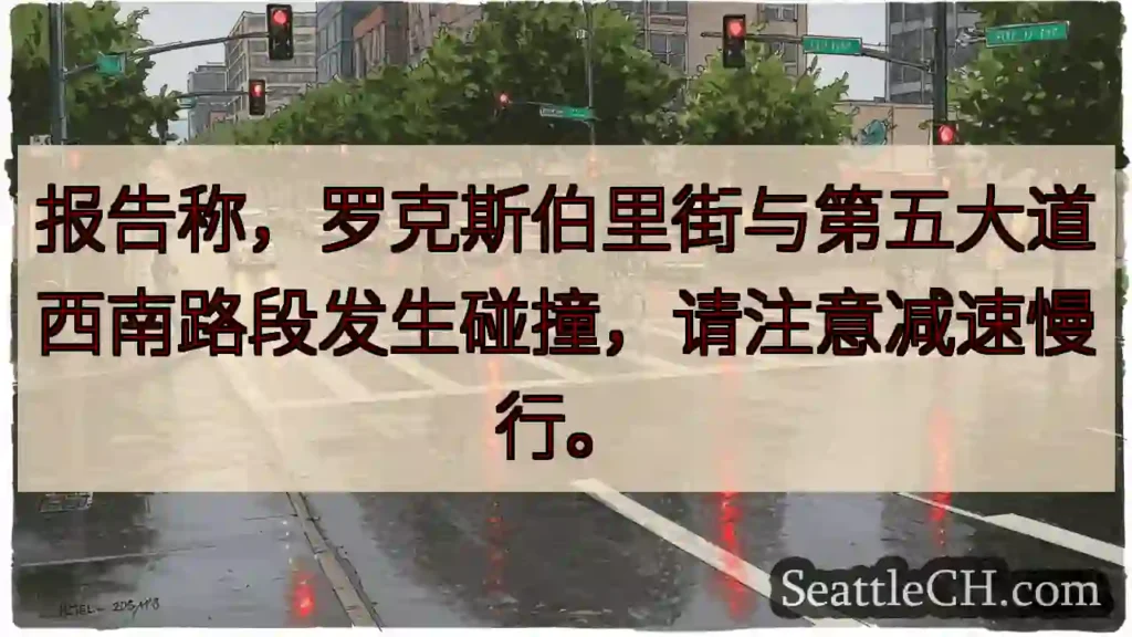 罗克斯伯里路口：减速慢行！