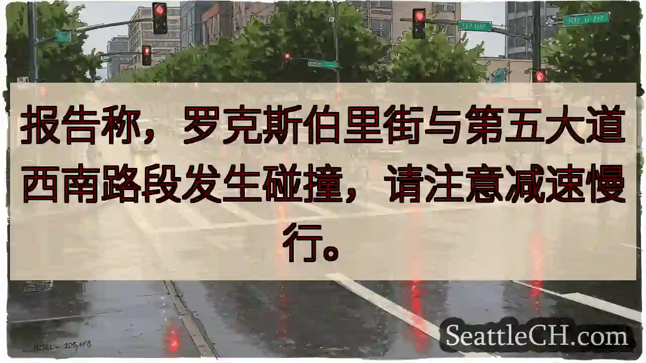 罗克斯伯里路口：减速慢行！