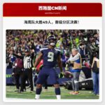 海鹰队大胜49人队，晋级NFC分区决赛