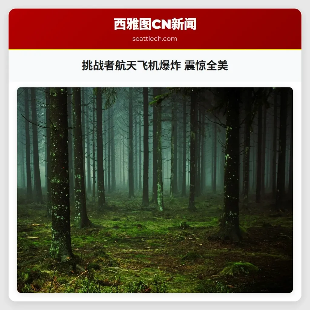 挑战者航天飞机爆炸 震惊全美