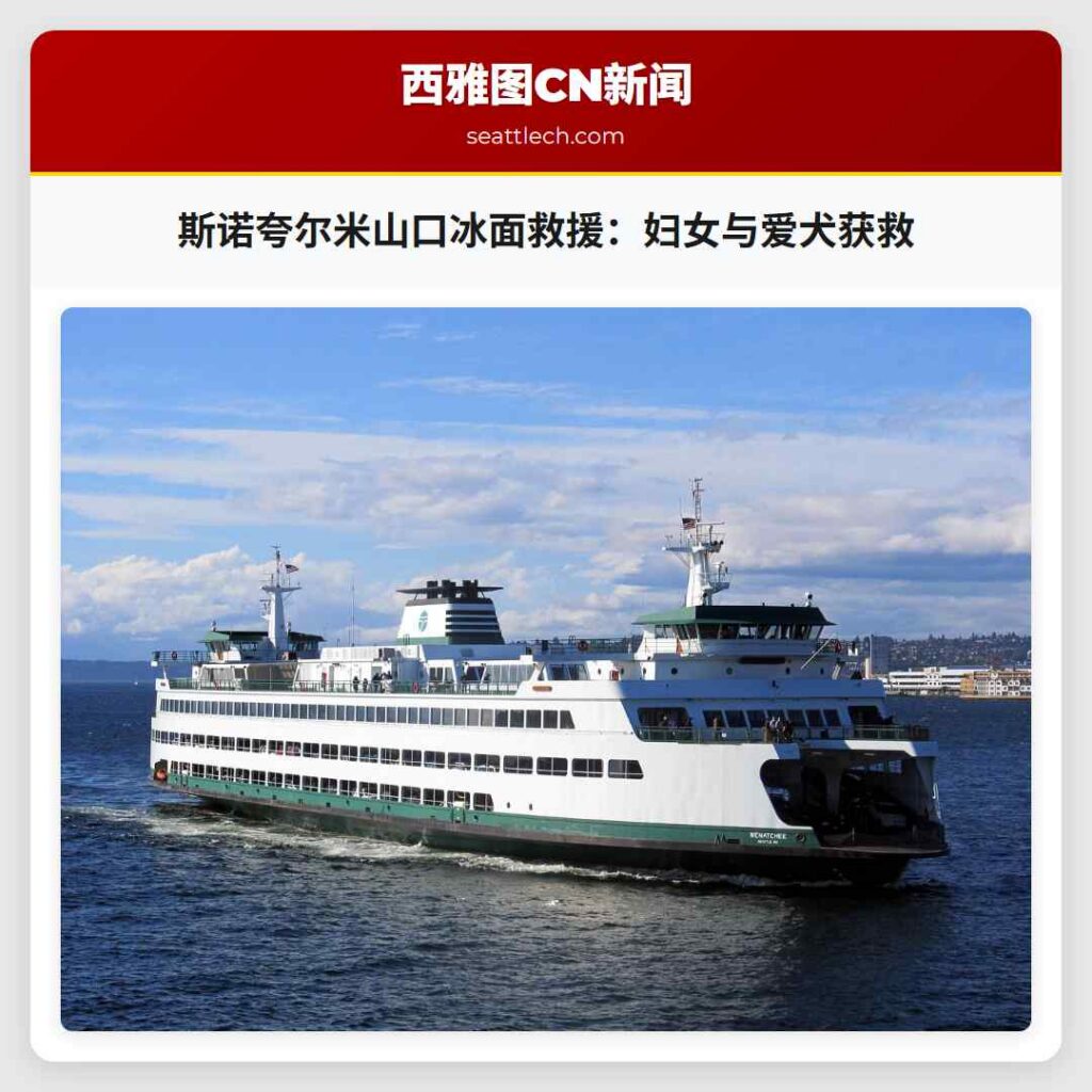 斯诺夸尔米山口冰面救援：妇女与爱犬获救