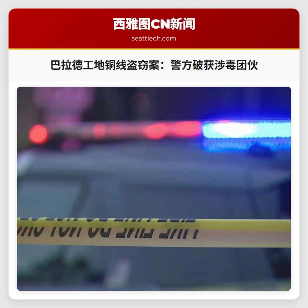 巴拉德工地铜线盗窃案：警方破获涉毒团伙