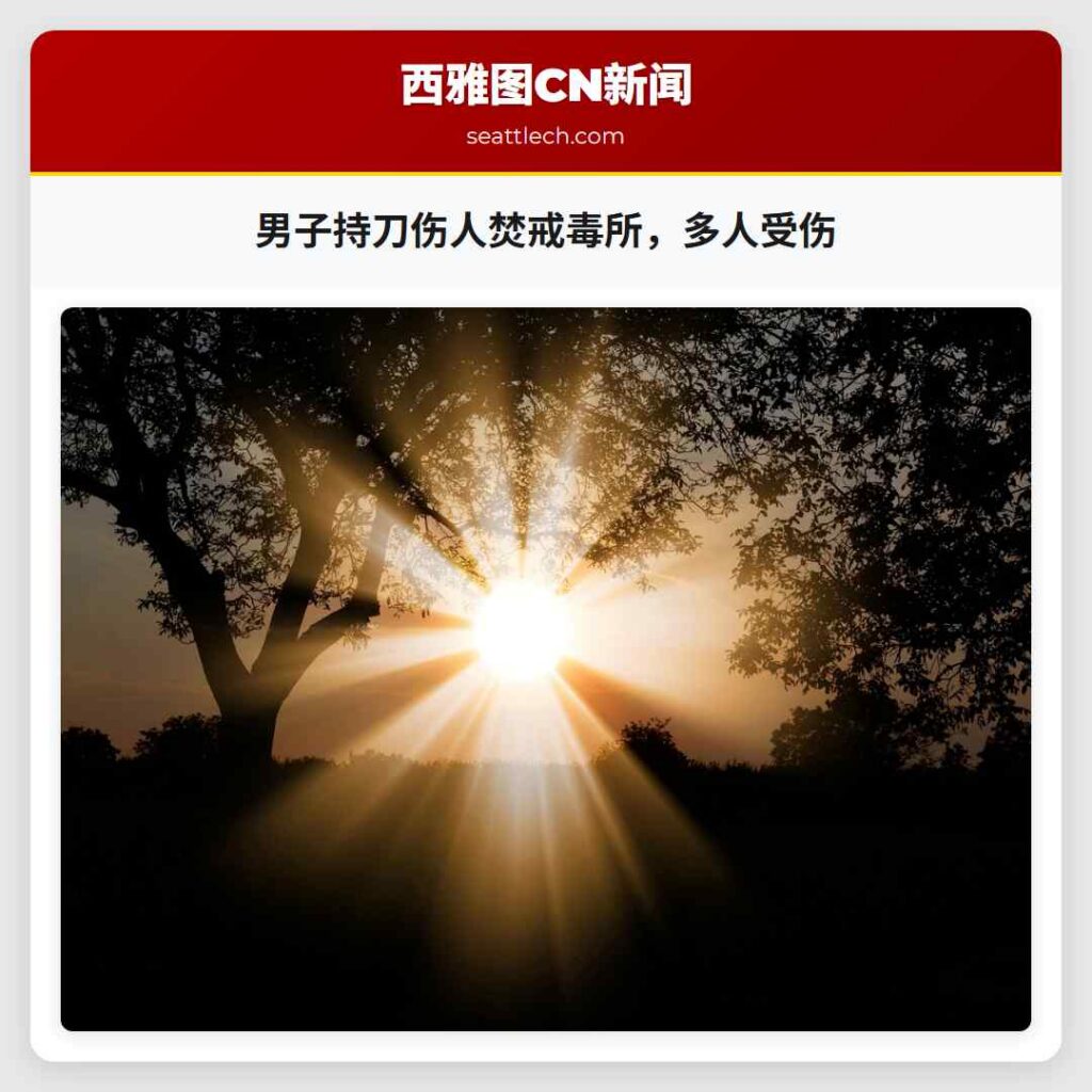 男子持刀伤人焚戒毒所，多人受伤