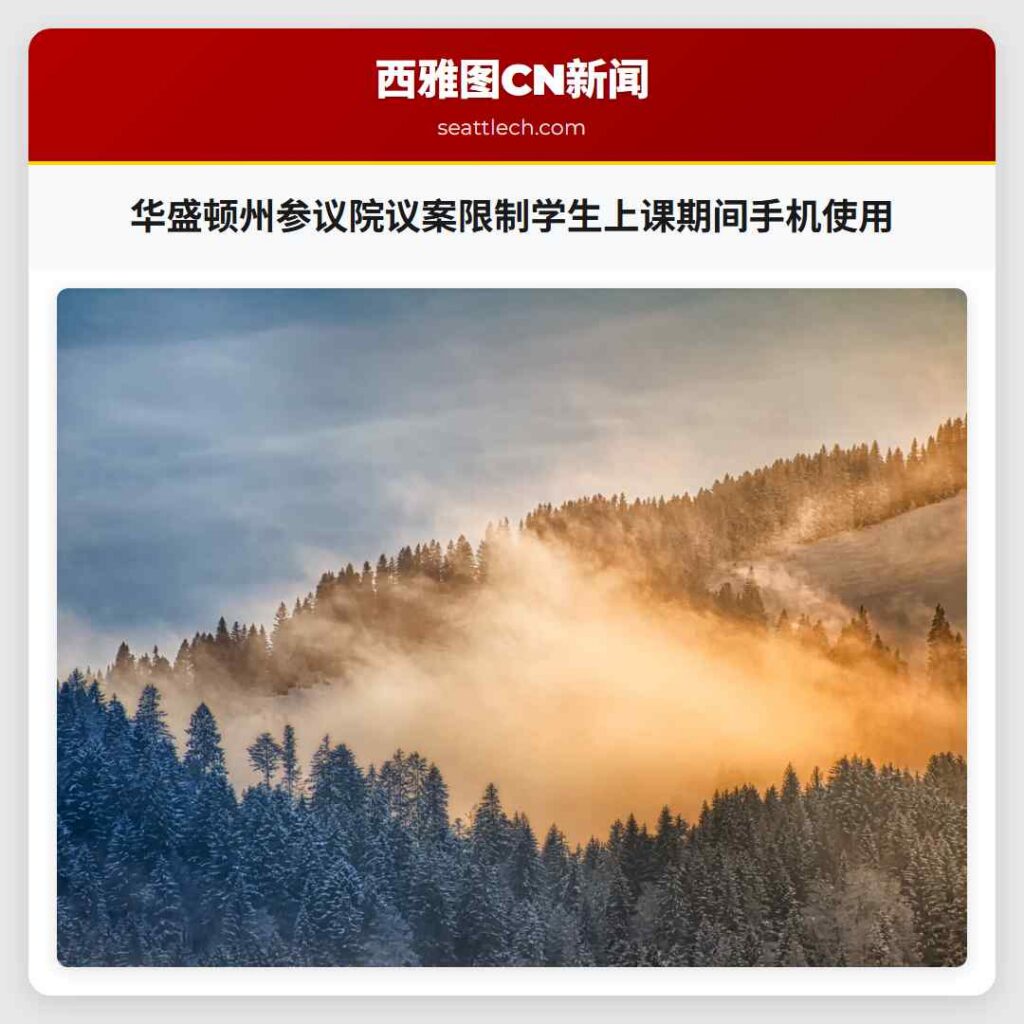 华盛顿州参议院议案限制学生上课期间手机使用