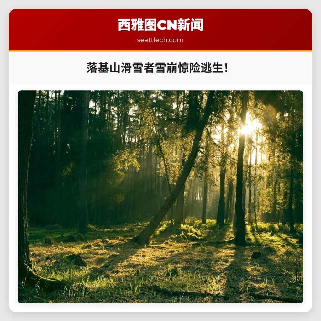 落基山滑雪者雪崩惊险逃生！