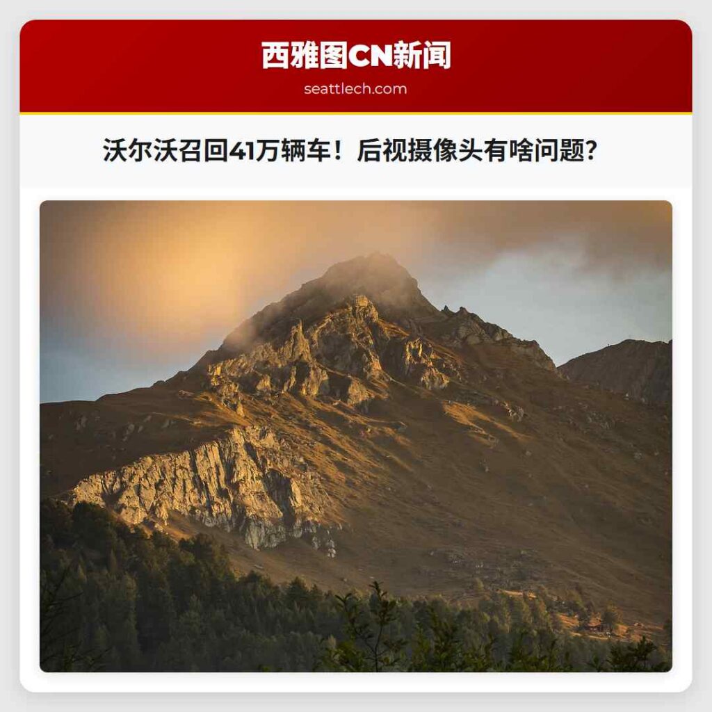 沃尔沃召回41万辆车！后视摄像头有啥问题？