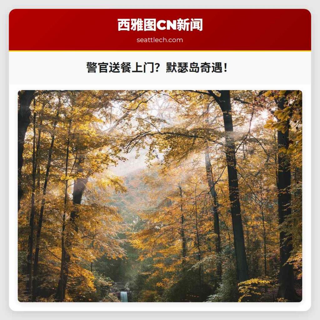 警官送餐上门？默瑟岛奇遇！